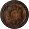Ekena Millwork Baile Ceiling Medallion (Fits Canopies up to 3 1/4"), Hand-Painted Rust, 20"OD x 1 5/8"P CM20BLRUS - alternate 1